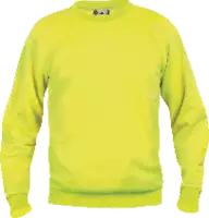 CLIQUE Sweat-Shirt  Basic Roundneck 021030 / warnschutz-gelb L - toolster.ch
