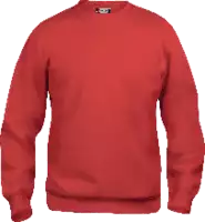 CLIQUE Sweat-Shirt  Basic Roundneck 021030 / rot M - toolster.ch