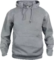 CLIQUE Basic Hoody  021031 graumeliert M - toolster.ch