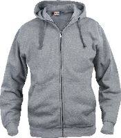 CLIQUE Basic Hoody Full Zip  021034 graumeliert M - toolster.ch