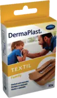 DERMAPLAST Pansements DermaPlast® Textil Family Strips, emballés individuellement 3 tailles assorties, 1 paquet de 32 pcs - toolster.ch