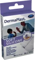DERMAPLAST Pansements DermaPlast® Soft Silicone Application rapide, découpables 2 tailles, 1 paquet de 8 pièces - toolster.ch