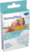 DERMAPLAST Pansements DermaPlast® Aqua Finger Mix 22x80 mm (6), 45x50 mm (6), 25x72 mm (4) 1 paquet de 16 pièces - toolster.ch
