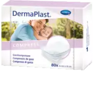 DERMAPLAST Compresses de gaze DermaPlast® 6 x 8 cm 1 paquet de 80 pièces - toolster.ch
