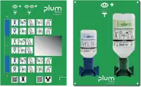 PLUM Station de lavage oculaire pH neutre 200 ml / NaCl 500 ml - toolster.ch