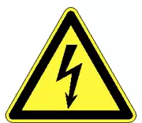 Warnschilder 191 / 100 mm elektrische Spannung - toolster.ch