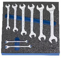 Modul Doppelmaulschlüsselset 300x300x30 mm, 8-teilig - toolster.ch Modul Doppelmaulschlüsselset 300x300x30 mm, 8-teilig - toolster.ch