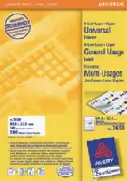 AVERY Weisse Universal-Etikette ZWECKFORM Typ 3658, 64.6 x 33.8 mm - toolster.ch