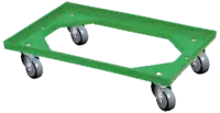BLICKLE Transportwagen 400 x 600 mm, PP grün - toolster.ch