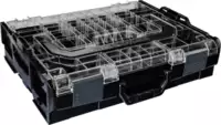 L-BOXX Aufbewahrungssystem schwarz/anthrazit/transparent Typ 102, 445 x 358 x 118 mm - toolster.ch
