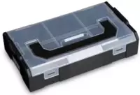 L-BOXX Aufbewahrungsbox schwarz/transparent Mini, 260 x 156 x 63 mm - toolster.ch