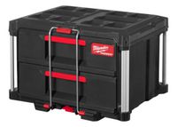 MILWAUKEE Coffret de rangement  PACKOUT avec 2 tiroirs, 560 x 410 x 360 mm - toolster.ch