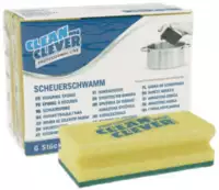 CLEAN and CLEVER Scheuerschwamm PRO 60 Pack à 6 Stück - toolster.ch