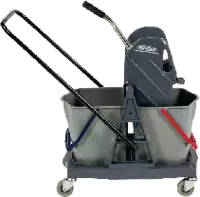 CLEAN and CLEVER Chariot double CLEAN AND CLEVER Avec 2 seaux de 17 litres - toolster.ch