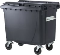 OCHSNER Conteneur en plastique 660 L, noir - toolster.ch