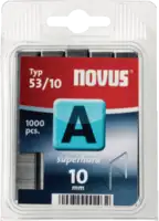 NOVUS Feindrahtklammern  Typ 53 in Klarsichtpackung 6 mm / 2000 Stück - toolster.ch