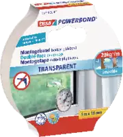 tesa® Montageband  POWERBOND Transparent 19 mm x 5 m - toolster.ch