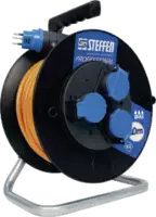 STEFFEN Enrouleur de câble en plastique 30 m, 3 x T13 (IP55) - toolster.ch