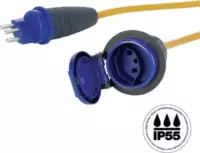 STEFFEN Câble de rallonge industriel EPR-PUR 5 m, T23, orange, 3 x 2.5 mm2 (IP55) - toolster.ch