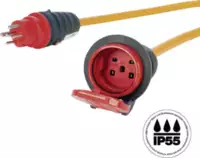 STEFFEN Câble de rallonge industriel EPR-PUR 5 m, T25, orange, 5 x 2.5 mm2 (IP55) - toolster.ch