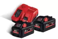 MILWAUKEE Kit de démarrage 18 volts  HO M18 HNRG-552, 2 x 5.5 Ah, 1 x M12 3 Ah - toolster.ch