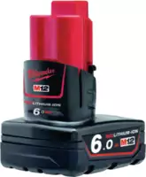 MILWAUKEE Batterie Li-Ion  12 V M12 B6, 6.0 Ah - toolster.ch
