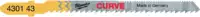 MILWAUKEE Lames de scies sauteuse Coupes courbes en bois 75 x 2.5 mm, paquet de 5 pièces - toolster.ch