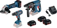 BOSCH Akku-Geräte-Set 3 Tool-Kit mit 3 Akkus und Ladegerät - toolster.ch BOSCH Akku-Geräte-Set 3 Tool-Kit mit 3 Akkus und Ladegerät - toolster.ch