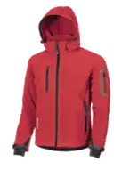 U-POWER Veste softshell U-Power Metropolis RED MAGMA M - toolster.ch