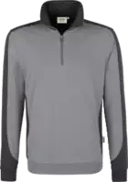 Hakro 476 Sweat-shirt Contrast titane/anthracite M - toolster.ch