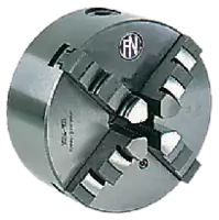 FN Vierbackenfutter  Guss zyl. Zentrieraufnahme DIN 6350 125 - toolster.ch