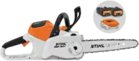 STIHL Tronçonneuse sans fil  MSA 160 C-B AP 36V, 1.5 kW, 30 cm, 1/4"P PM3 set avec 2x AP 200 S + AL 301 - toolster.ch