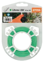 STIHL Mähfaden  rund und leise auf Rolle Ø 2.0 mm x 15.3 m, grün - toolster.ch