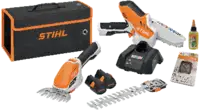 STIHL Ensemble  HSA 26 + GTA 26 avec 2 x AS 2 + AL 1 + chaîne gratuite - toolster.ch