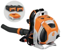 STIHL Akku-Blasgerät  BRA 600 AP 72V, Blaskraft 35 N Set mit 2x AP 500 S + AL 501 - toolster.ch