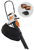STIHL Akku-Saughäcksler  SHA 56 AK 36V, Blaskraft 8 N Set mit 2x AK 20 + AL 101 - toolster.ch