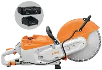 STIHL Akku-Trennschleifer  TSA 500 B AP 72V, Ø 350 mm Set mit 2x AP 300.0 P + AL 301.1 - toolster.ch