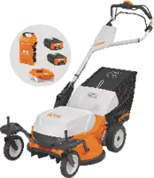 STIHL Tondeuse sans fil  RMA 765 V AP 36 V, Ø 63 cm set avec 2x AP500S + AL 501 + ADA 1000 - toolster.ch