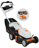 STIHL Akku-Rasenmäher  RMA 750 V AP 36V, Ø 48 cm, Vario-Antrieb Set mit 2x AP 500 S + AL 501 - toolster.ch