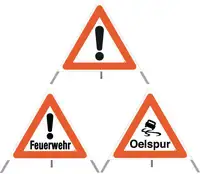 Faltsignal Feuerwehr 90 cm - toolster.ch