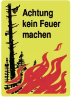 Signaux Plaque d'incendie 40 x 60 cm - toolster.ch