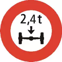 Signaltafel Achsdruck 2.17 Ausführung Scotchlite HIP 60 cm - toolster.ch