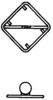 STEINEMANN Rohrrahmen mit zentraler Bandbride für Signal Hauptstrasse 35 cm - toolster.ch