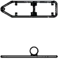 STEINEMANN Rohrrahmem mit zentraler Bandbride für Wegweiser 100 x 20 cm - toolster.ch