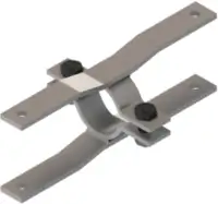 STEINEMANN Signaltafelhalter doppelt für 24x8 cm + 36 x12 cm Schilder/ ø 1.5" - toolster.ch