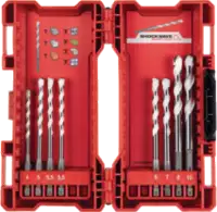 MILWAUKEE Jeu de forets multi-matériaux SHOCKWAVE 8 pièces - toolster.ch