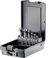 FORTEC Set de fraises coniques HSS-G TiAIN 6 pcs 6.3...20.5 mm - toolster.ch