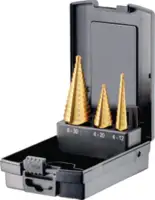 FORTEC Assortiment de forets étagés HSS-G-TiN fortec® Basic Line 3 pcs 4.0...30.0 mm - toolster.ch
