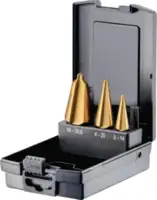 FORTEC Assortiment de forets à tôle HSS-G-TiN fortec® Basic Line 3 pcs 3.0...30.5 mm - toolster.ch