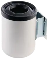 OTT Wandaschenbecher gross 4525 Becher farblos, Deckel schwarz - toolster.ch